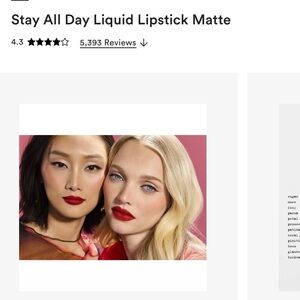 Stila Bold Stay All Day Liquid Lipstick — Classic Red